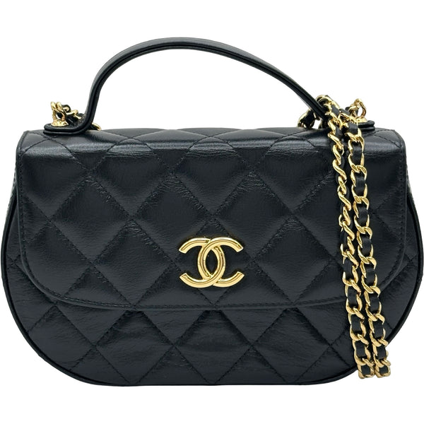 シャネル CHANEL トップハンドルハーフムーンフォンショルダー AP3367