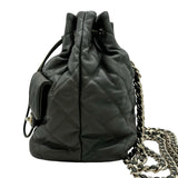 シャネル CHANEL マトラッセ ココマークチェーンバックパック AS4342 カーキ シャンパンゴールド金具 ラムスキン レディース リュック・デイパック