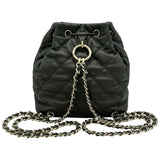 シャネル CHANEL マトラッセ ココマークチェーンバックパック AS4342 カーキ シャンパンゴールド金具 ラムスキン レディース リュック・デイパック