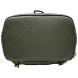 シャネル CHANEL マトラッセ ココマークチェーンバックパック AS4342 カーキ シャンパンゴールド金具 ラムスキン レディース リュック・デイパック