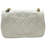 シャネル CHANEL マトラッセ ヘアピンショルダーバッグ AS2979 ホワイト ゴールド/シルバー金具 ラムスキン/ラインストーン レディース ショルダーバッグ