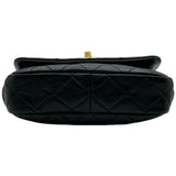 シャネル CHANEL マトラッセ パールチェーンショルダーバッグ AS3000 ブラック ゴールド金具 カーフスキン/パール レディース ショルダーバッグ
