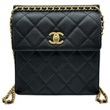 シャネル CHANEL マトラッセ スクエアバックパック AS4189 ブラック ゴールド金具 キャビアスキン レディース リュック・デイパック