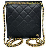 シャネル CHANEL マトラッセ スクエアバックパック AS4189 ブラック ゴールド金具 キャビアスキン レディース リュック・デイパック
