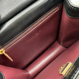 シャネル CHANEL マトラッセ スクエアバックパック AS4189 ブラック ゴールド金具 キャビアスキン レディース リュック・デイパック
