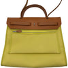 エルメス HERMES エールバッグジップPM □R刻印 ジーヌプッサン シルバー金具 トワル/ハンター レディース ショルダーバッグ
