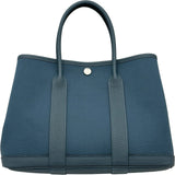 エルメス HERMES ガーデンパーティTPM G刻印 ブルートンペット トワル/ネゴンダ レディース ハンドバッグ