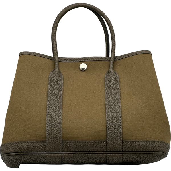 エルメス HERMES ガーデンパーティTPM G刻印 ヴェールロデン/オリーブ