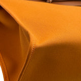 エルメス HERMES エールバッグジップPM C刻印 オレンジ系/ナチュラル シルバー金具 トワル/ハンター レディース ショルダーバッグ
