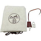 エルメス HERMES エールバッグジップPM Y刻印 ルージュアッシュ シルバー金具 トワル/ハンター レディース ショルダーバッグ