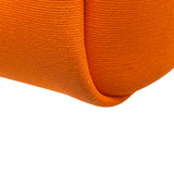 エルメス HERMES エールバッグジップPM B刻印 オレンジ/ゴールド シルバー金具 トワル/ハンター レディース ショルダーバッグ