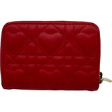 クリスチャン・ディオール Christian Dior ディオール アムール レディディオール コインケース S0985ONHG レッド ゴールド金具 ラムスキン レディース コインケース