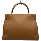 エルメス HERMES ケリー32 内縫い □C刻印 ナチュラル　ゴールド金具 クシュベル レディース ショルダーバッグ