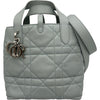 クリスチャン・ディオール Christian Dior トゥージュールバーティカルトートバッグ M2835PSNM アイスブルー シルバー金具 カーフ レディース ショルダーバッグ