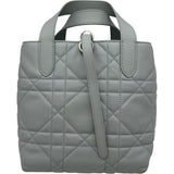 クリスチャン・ディオール Christian Dior トゥージュールバーティカルトートバッグ M2835PSNM アイスブルー シルバー金具 カーフ レディース ショルダーバッグ