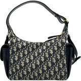 クリスチャン・ディオール Christian Dior D-ドリーム ミディアム M6323UDDS ネイビー オブリークジャガード レディース ショルダーバッグ