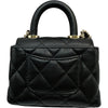 シャネル CHANEL ココハンドル マイクロ AP4245 ブラック ゴールド金具 キャビアスキン メンズ ショルダーバッグ