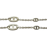 エルメス HERMES ファランドール ロング ネックレス シルバー Ag925 ジュエリー