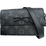 ルイ・ヴィトン LOUIS VUITTON スティーマー・ウェラブルウォレット M81783 ブラック モノグラム・エクリプス メンズ ショルダーバッグ