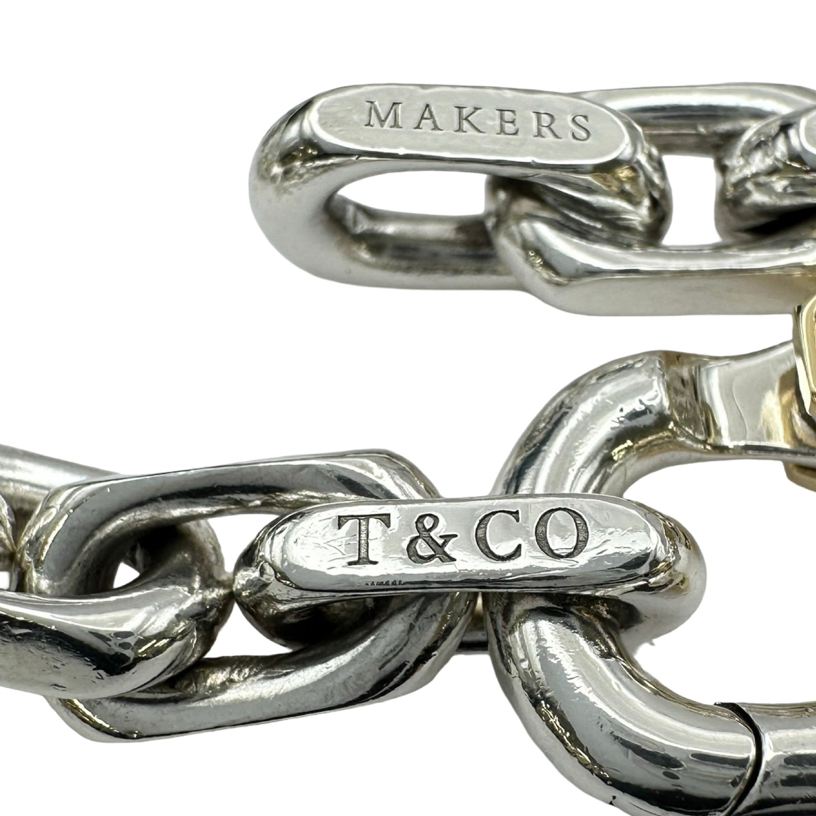 ティファニー TIFFANY＆CO メイカーズ ワイド チェーン ブレスレット