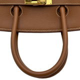 エルメス HERMES バーキン35 □D刻印 ゴールド ゴールド金具 クシュベル レディース ハンドバッグ