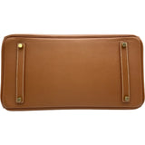 エルメス HERMES バーキン35 □D刻印 ゴールド ゴールド金具 クシュベル レディース ハンドバッグ