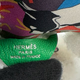 エルメス HERMES バディチャーム アロハ B刻印 マルチカラー シルク/ムートン レディース チャーム