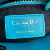 クリスチャン・ディオール Christian Dior レディディオールミニ ブルー シルバー金具 ラムスキン レディース ショルダーバッグ