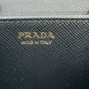 プラダ PRADA ロゴラウンドファスナーコインケース 1MM268 ブラック ゴールド金具 サフィアーノ レディース コインケース