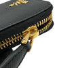 プラダ PRADA ロゴラウンドファスナーコインケース 1MM268 ブラック ゴールド金具 サフィアーノ レディース コインケース