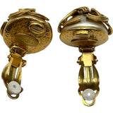 シャネル CHANEL トリプルココマークイヤリング ゴールド メタル/フェイクパール アクセサリー