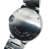 カルティエ Cartier バロンブルー SM W69010Z4 ホワイト ステンレススチール レディース 腕時計