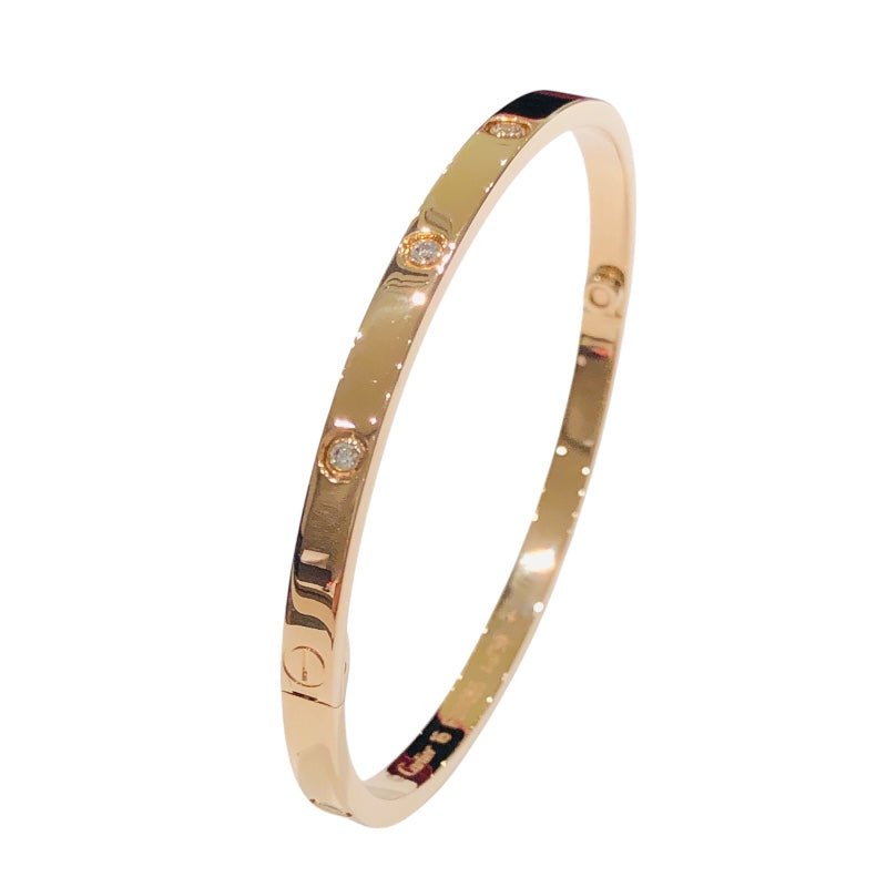 カルティエ Cartier ラブブレス SM 10Pダイヤ #16 K18ピンクゴールド ジュエリー