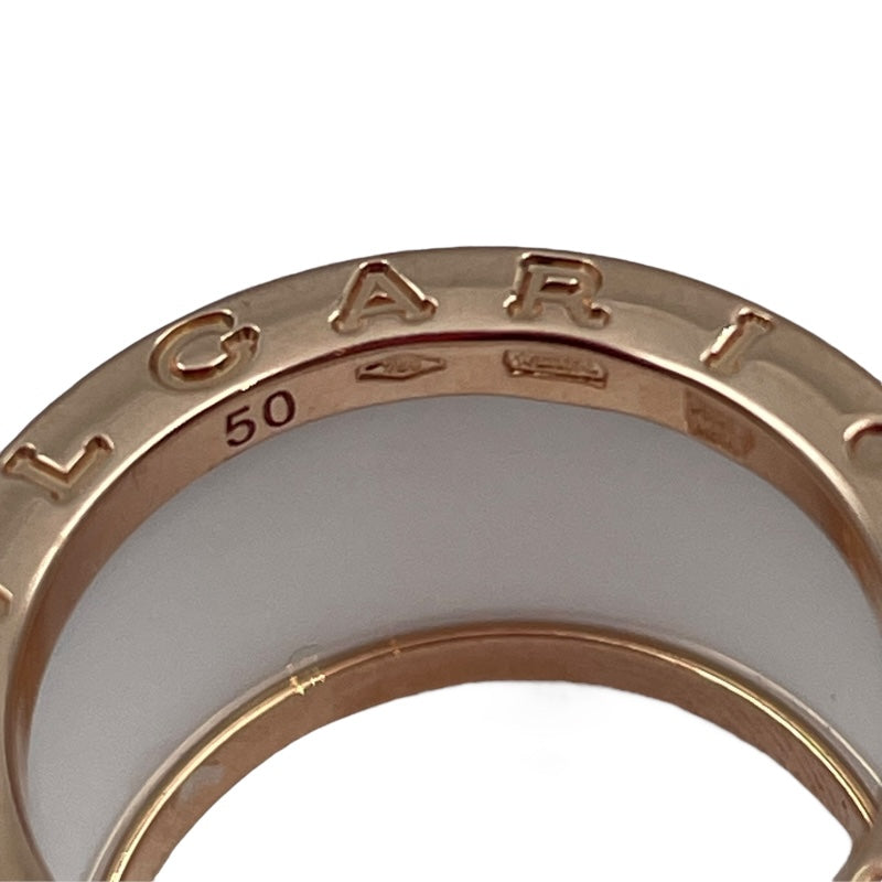 ブルガリ BVLGARI ビーゼロワン リング 3バンド 750PG ジュエリー