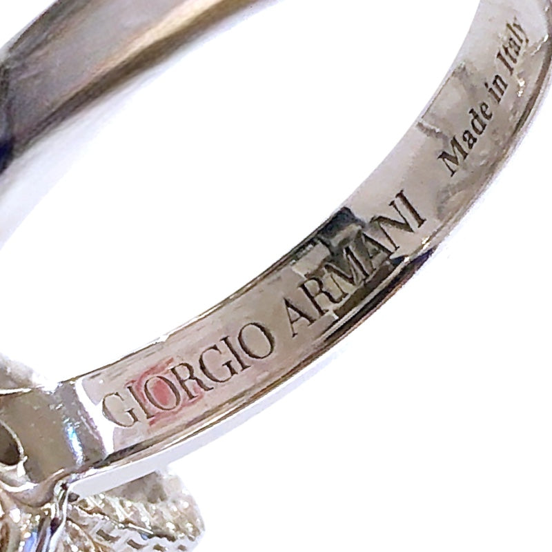ジョルジオアルマーニ GIORGIO ARMANI SIリング K18ゴールド 750WG ジュエリー