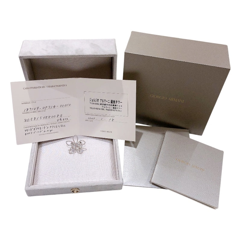 ジョルジオアルマーニ GIORGIO ARMANI SIリング K18ゴールド 750WG ジュエリー