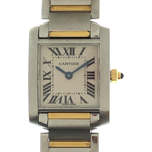 カルティエ Cartier タンクフランセーズSM コンビ W51007Q4 SSxYG レディース 腕時計