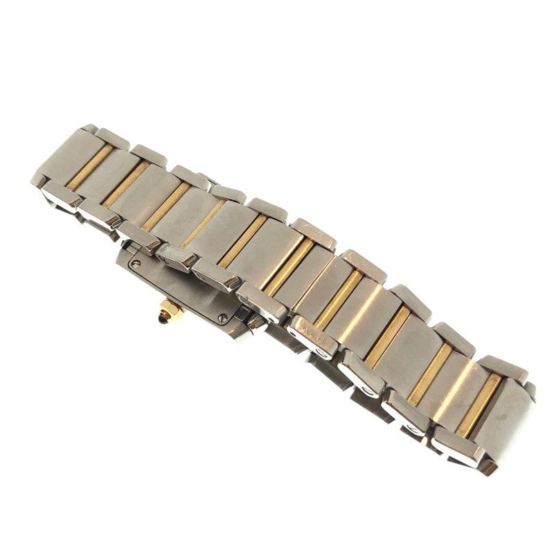 カルティエ Cartier タンクフランセーズSM コンビ W51007Q4 SSxYG レディース 腕時計