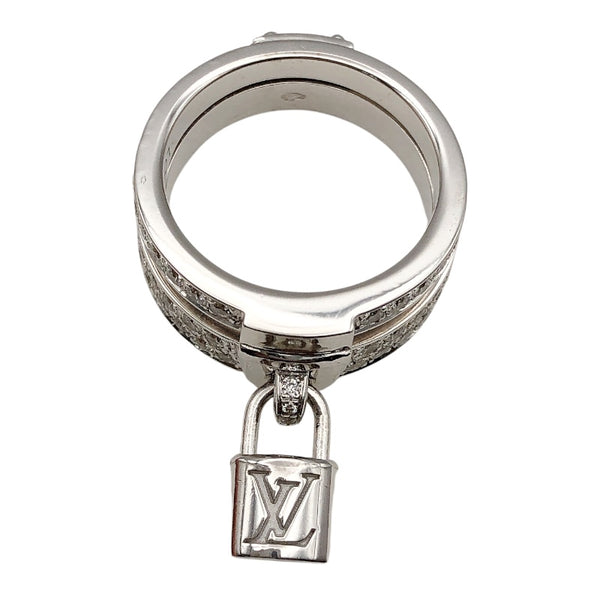 ルイ・ヴィトン LOUIS VUITTON バーグロックイットダイヤリングGM K18ホワイトゴールド ダイヤモンド ダイヤモンド ジュエリー