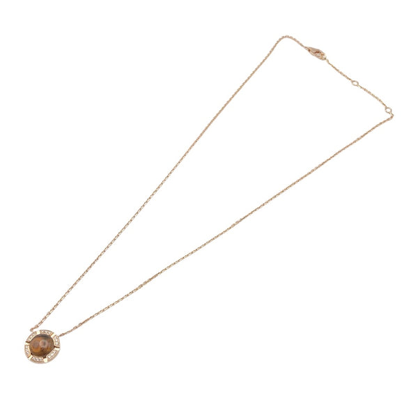 ショーメ CHAUMET クラスワン スモーキークォーツ/ダイヤ ネックレス K18ピンクゴールド ジュエリー