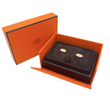 エルメス HERMES シェーヌダンクル コントゥール ダイヤピアス 750PG ジュエリー