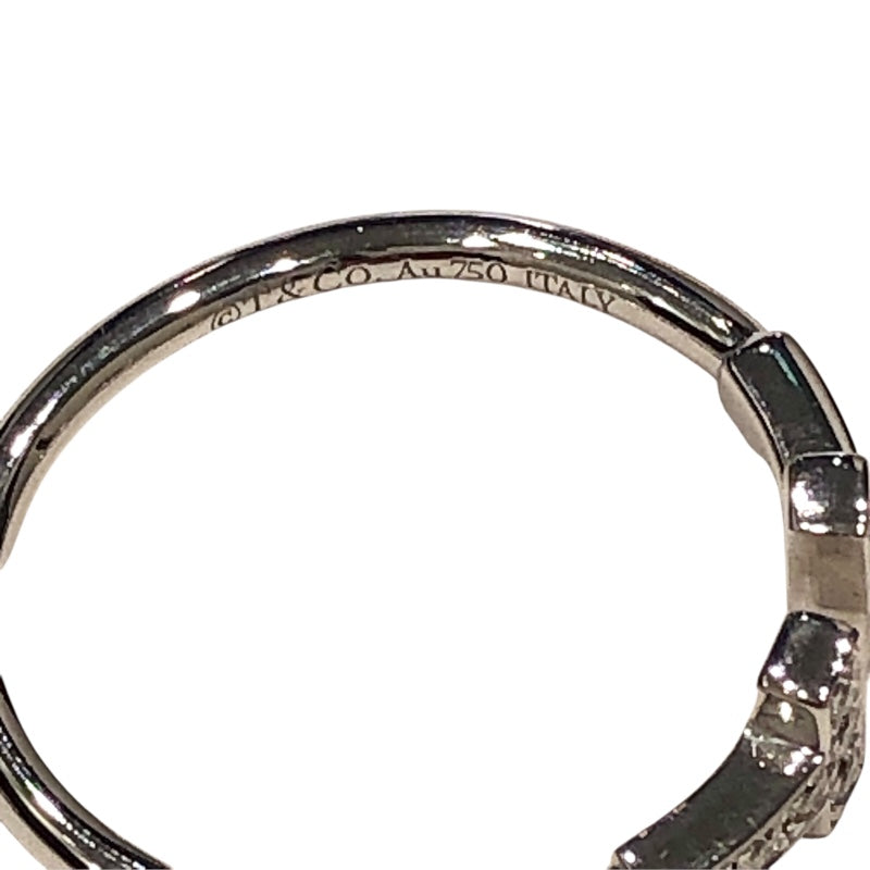 ティファニー TIFFANY＆CO Tワイヤーダイヤリング K18ホワイトゴールド 750WG/ダイヤモンド ジュエリー