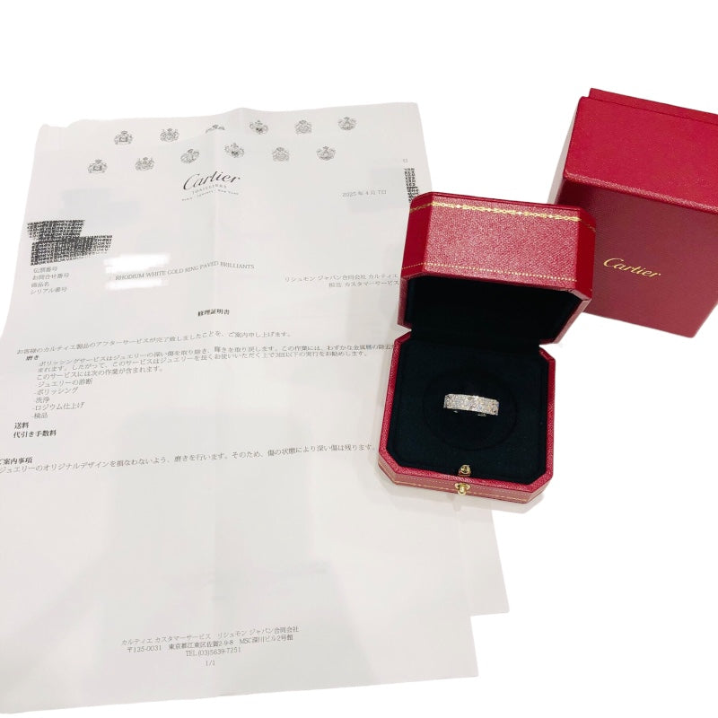 カルティエ Cartier ラブリング パヴェ/6Pダイヤ #59 K18 カルティエ Cartier ラブリング パヴェ/6Pダイヤ #59 K18