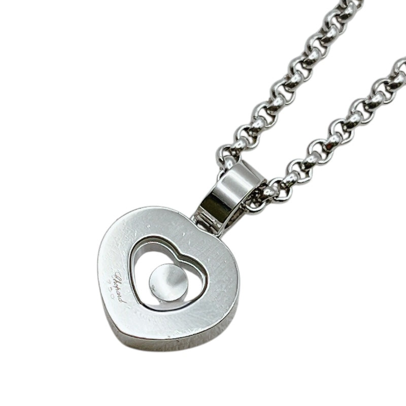 ショパール Chopard ハッピーダイヤネックレス K18ホワイトゴールド ジュエリー