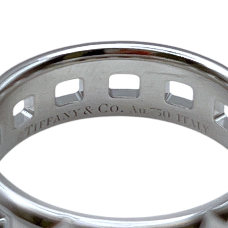 ティファニー TIFFANY＆CO Tトゥルー ワイドリング K18ホワイトゴールド ジュエリー