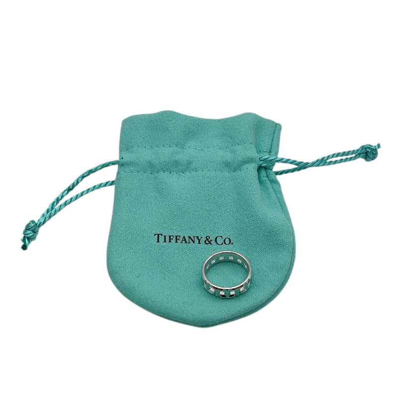 ティファニー TIFFANY＆CO Tトゥルー ワイドリング K18ホワイトゴールド ジュエリー