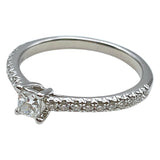 ティファニー TIFFANY＆CO ノヴォ　プリンセスカットダイヤリング Pt950プラチナ D0.20ct ジュエリー