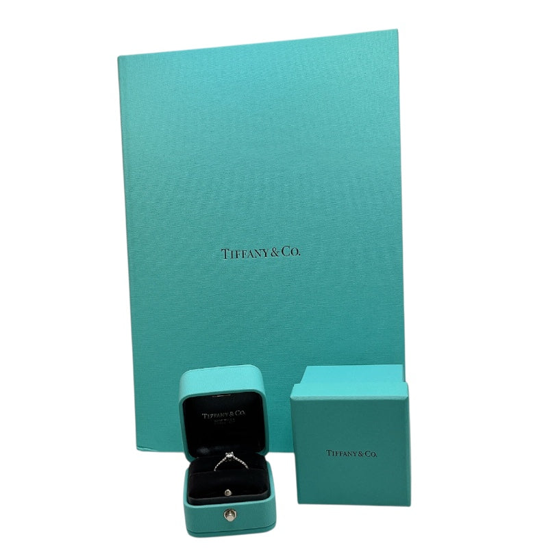 ティファニー TIFFANY＆CO ノヴォ　プリンセスカットダイヤリング Pt950プラチナ D0.20ct ジュエリー