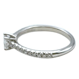 ティファニー TIFFANY＆CO ノヴォ　プリンセスカットダイヤリング Pt950プラチナ D0.20ct ジュエリー