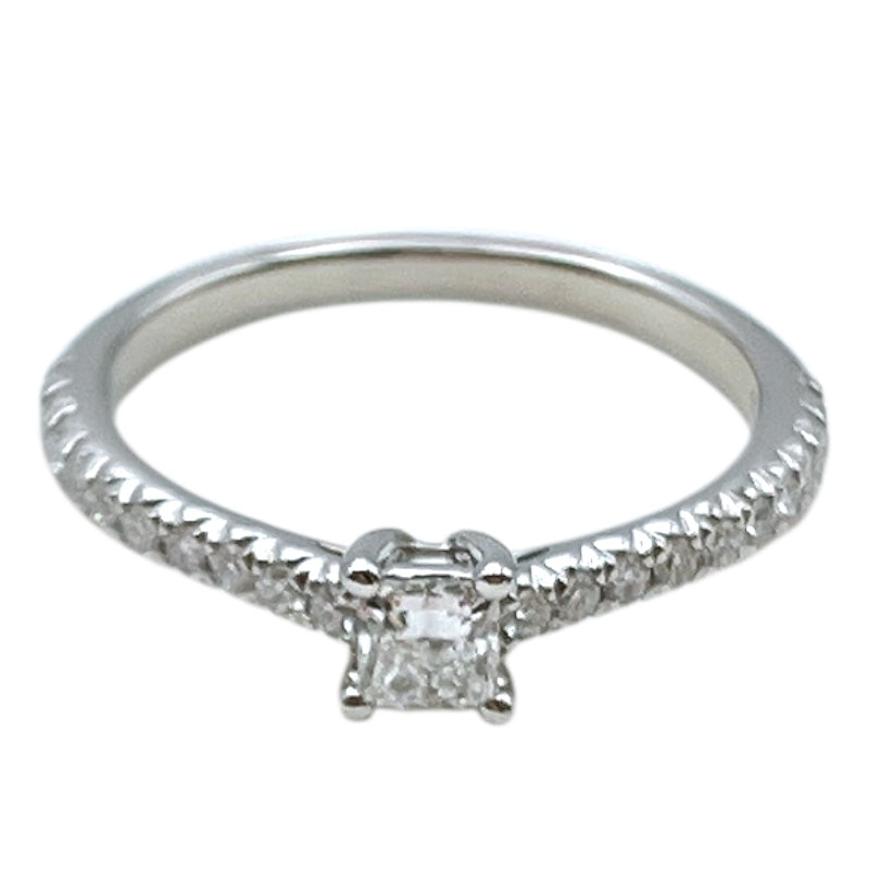 ティファニー TIFFANY＆CO ノヴォ　プリンセスカットダイヤリング Pt950プラチナ D0.20ct ジュエリー